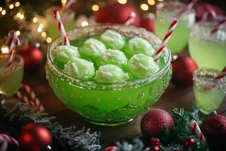 Add Some Fun to the Holidays with This Grinch Punch Recipe! Add Some Fun to the Holidays with This Grinch Punch Recipe!