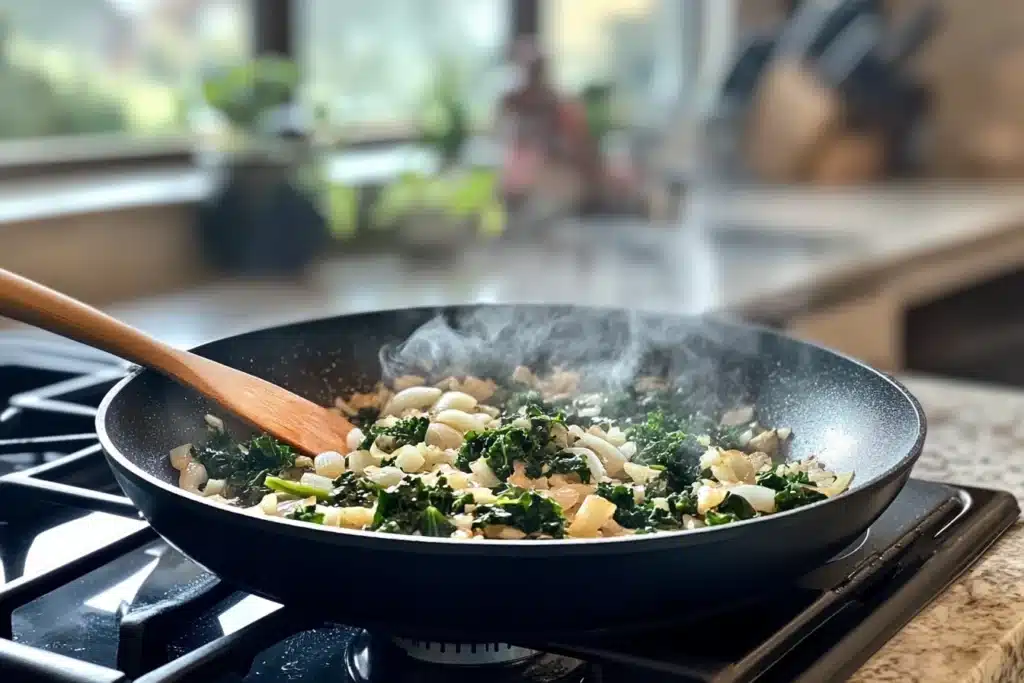 Sautéing the Vegetables