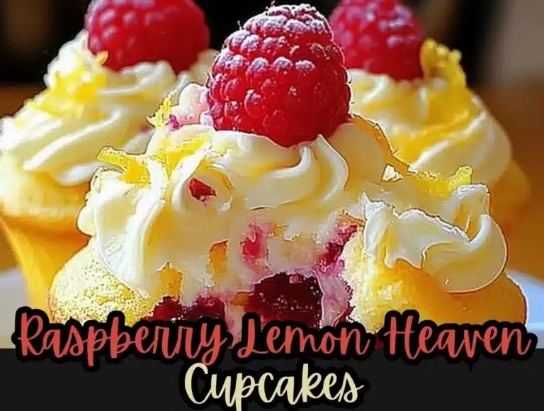 Raspberry Lemon Heaven Cupcakes 1