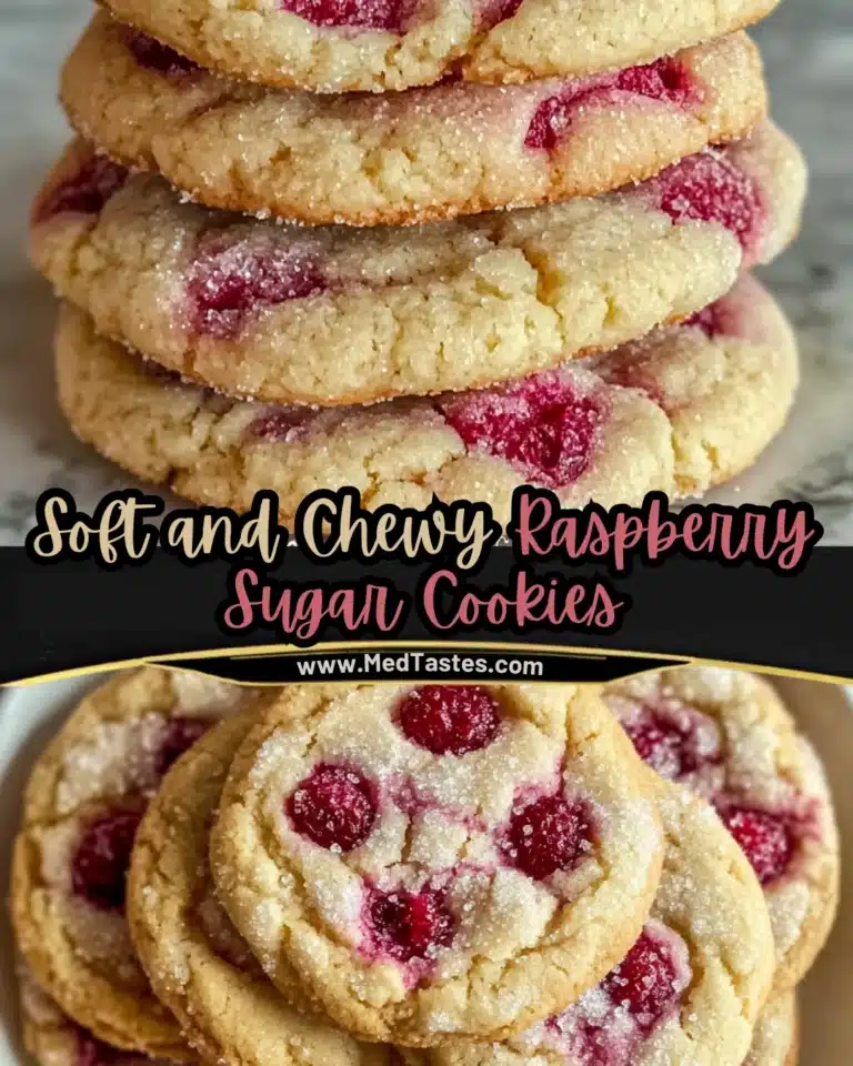 Soft and Chewy Raspberry Sugar Cookies
