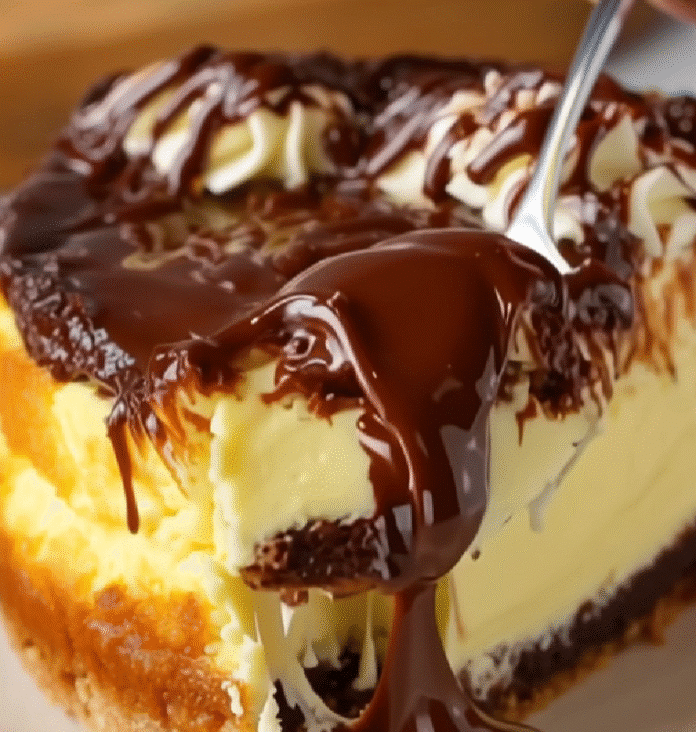 Irresistible Boston Cream Pie Cheesecake