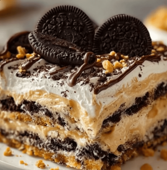 Oreo Peanut Butter Dream Lasagna