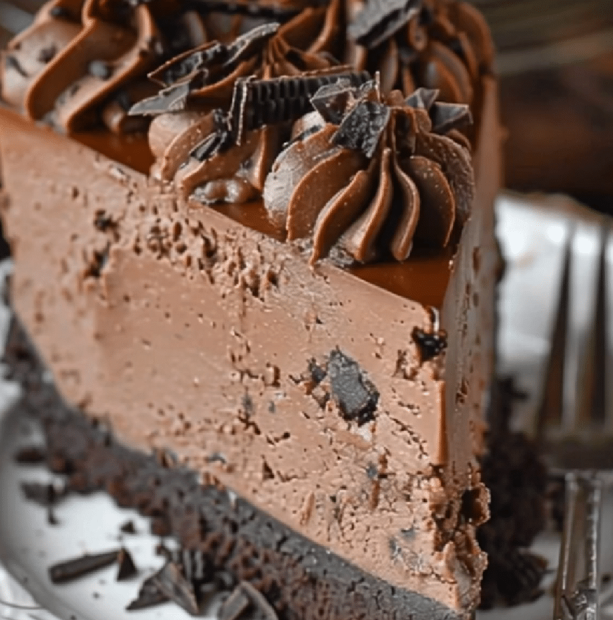 Triple Chocolate Mousse Cheesecake Triple Chocolate Mousse Cheesecake