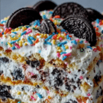 Dreamy No-Bake Funfetti Oreo Icebox Cake 2 w