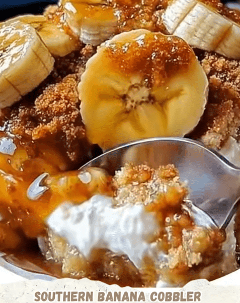 Southern Banana Cobbler