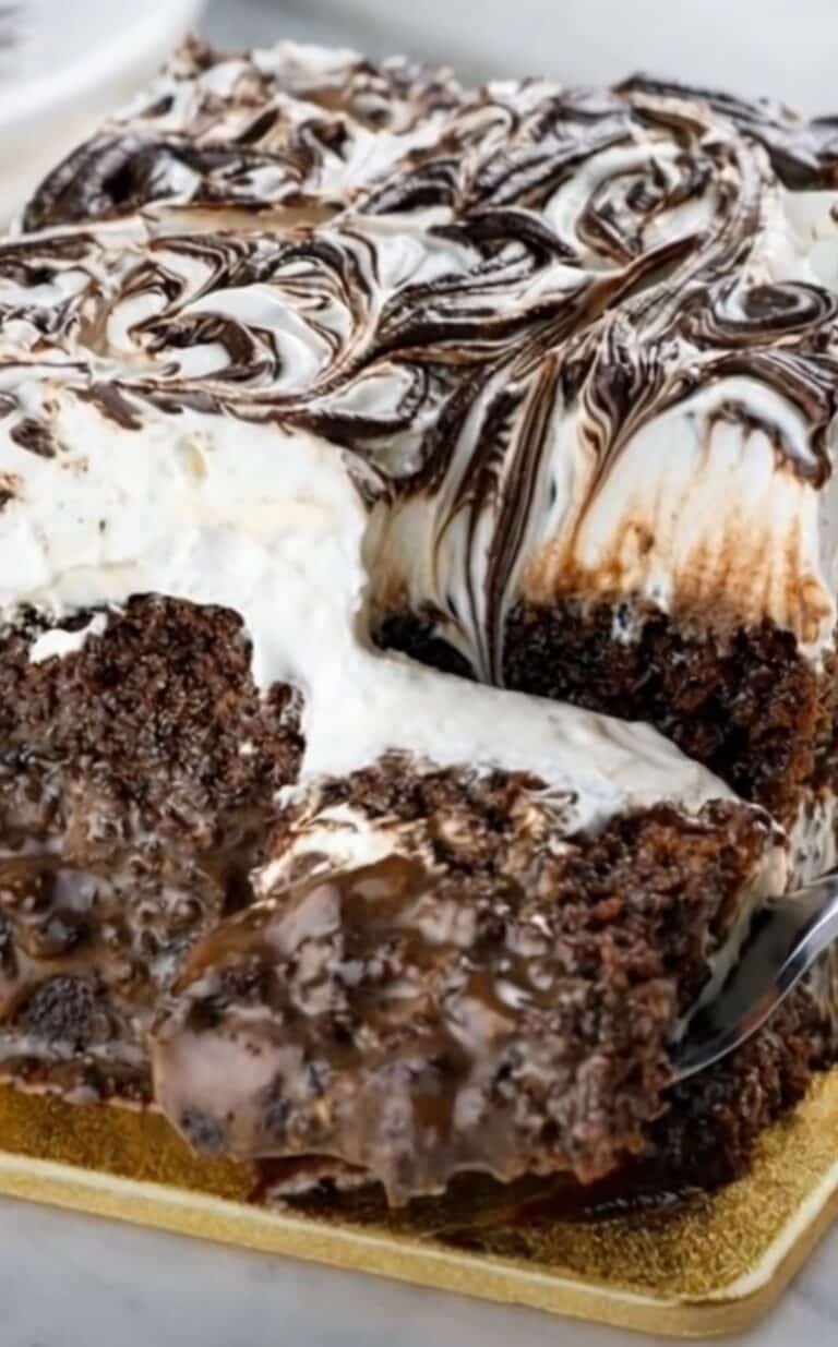 Marshmallow Chocolate Poke Cake: The Ultimate Gooey Dessert