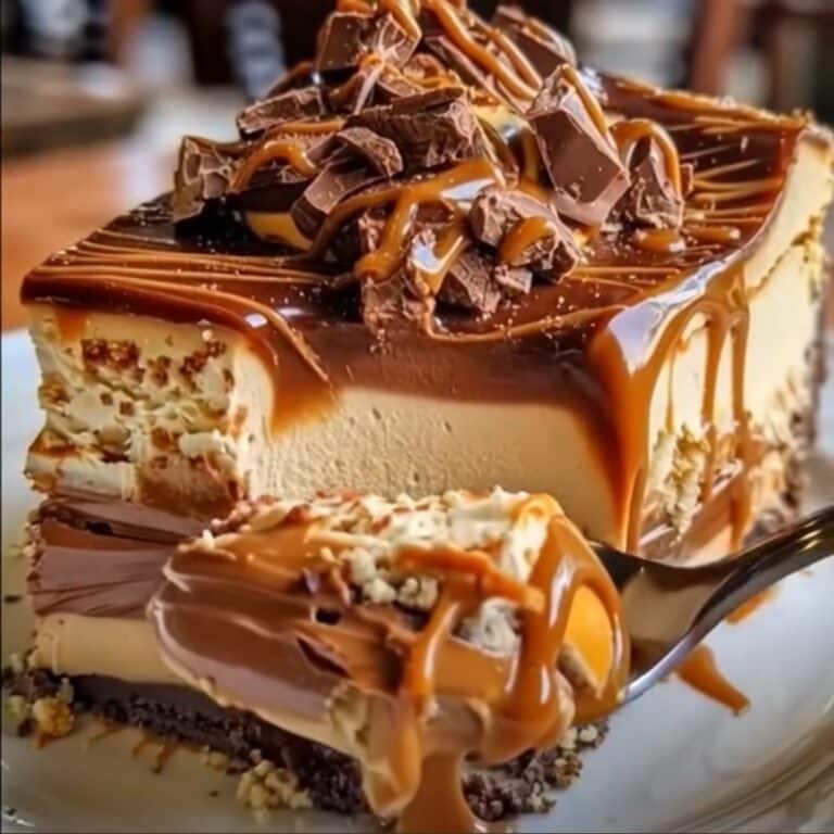 Caramel Chocolate Coffee Cheesecake