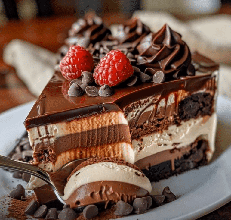 Triple Chocolate Mousse Cheesecake