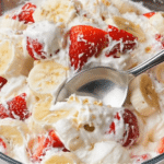 Strawberry Banana Cheesecake Salad 2 videoframe 3691