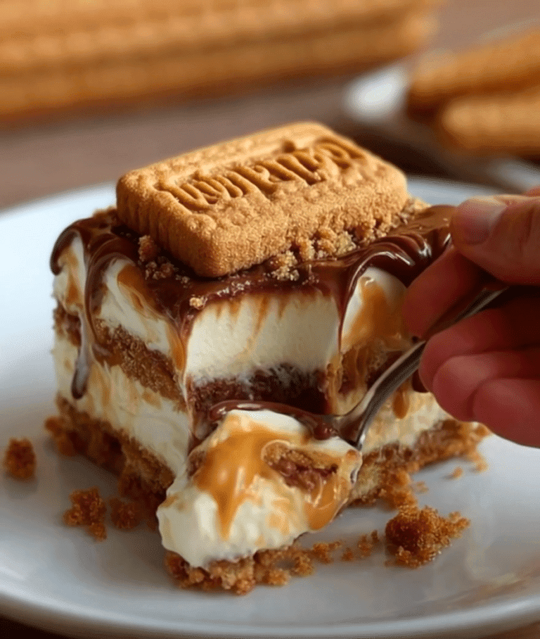 No-Bake Biscoff Layered Delight