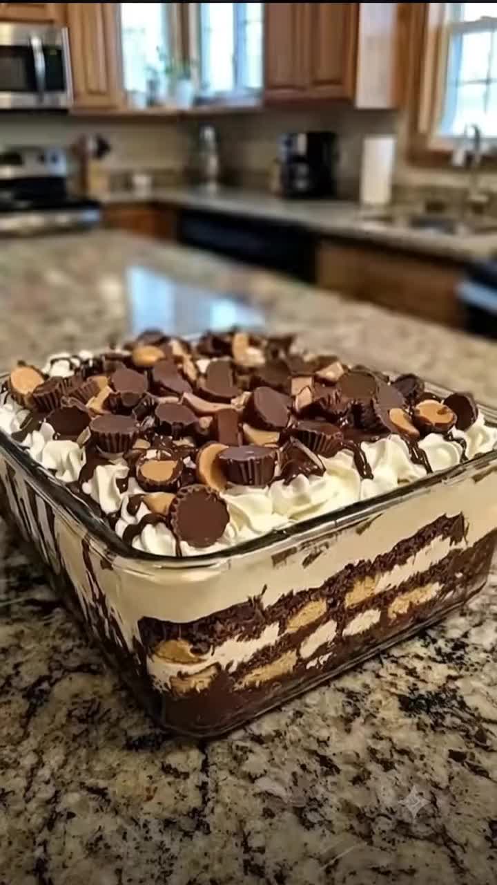 Chocolate Peanut Butter Cold Dessert