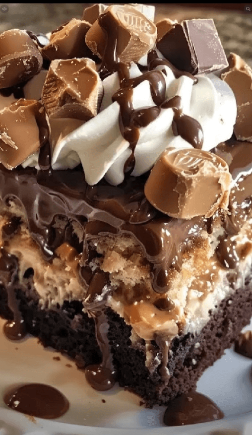 Reese’s Poke Cake: A Decadent Peanut Butter Chocolate Delight