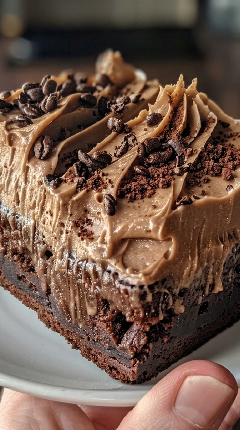 Frosted Coffee Brownies