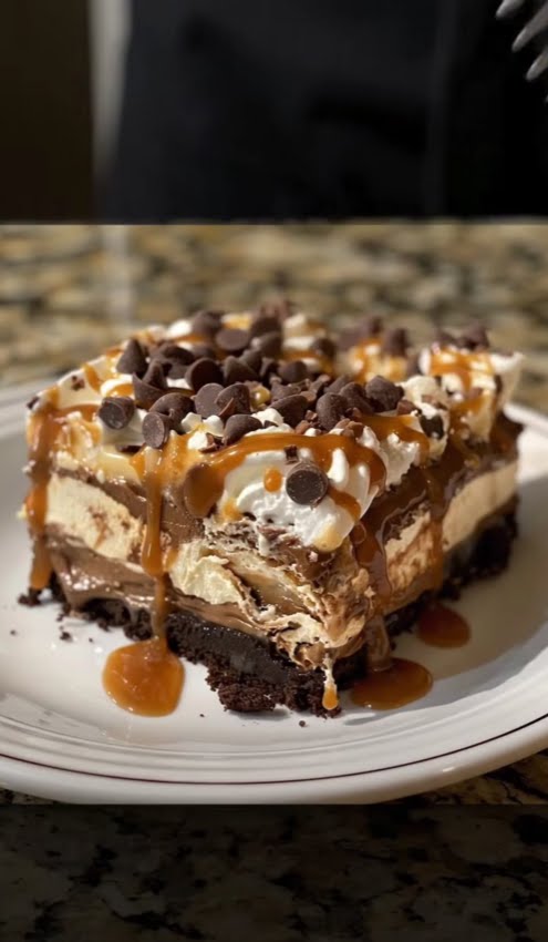 Salted Caramel Chocolate Lush: A Decadent Layered Dessert