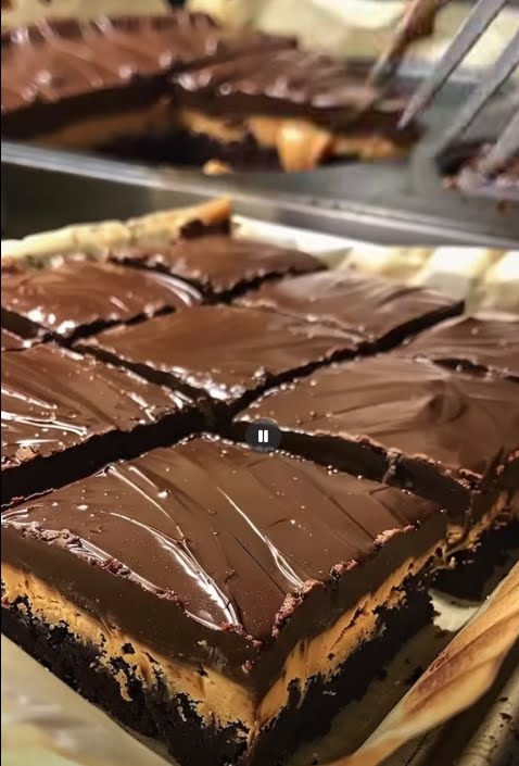 Peanut Butter Fudge Brownie Slab